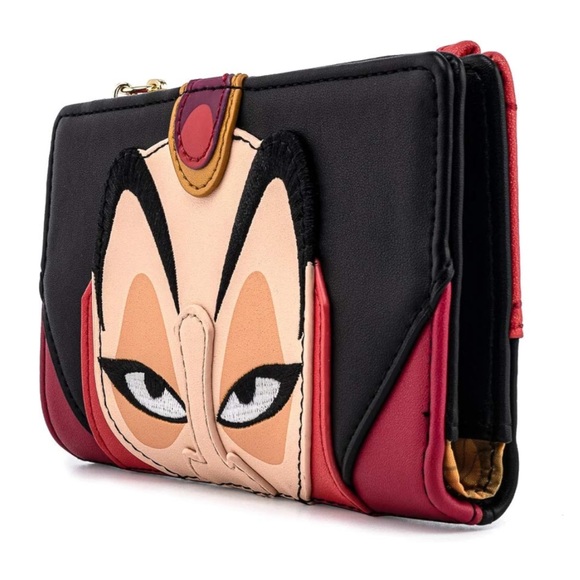 Loungefly Disney Aladdin Jafar Cosplay Flap Wallet - Picture 2 of 11